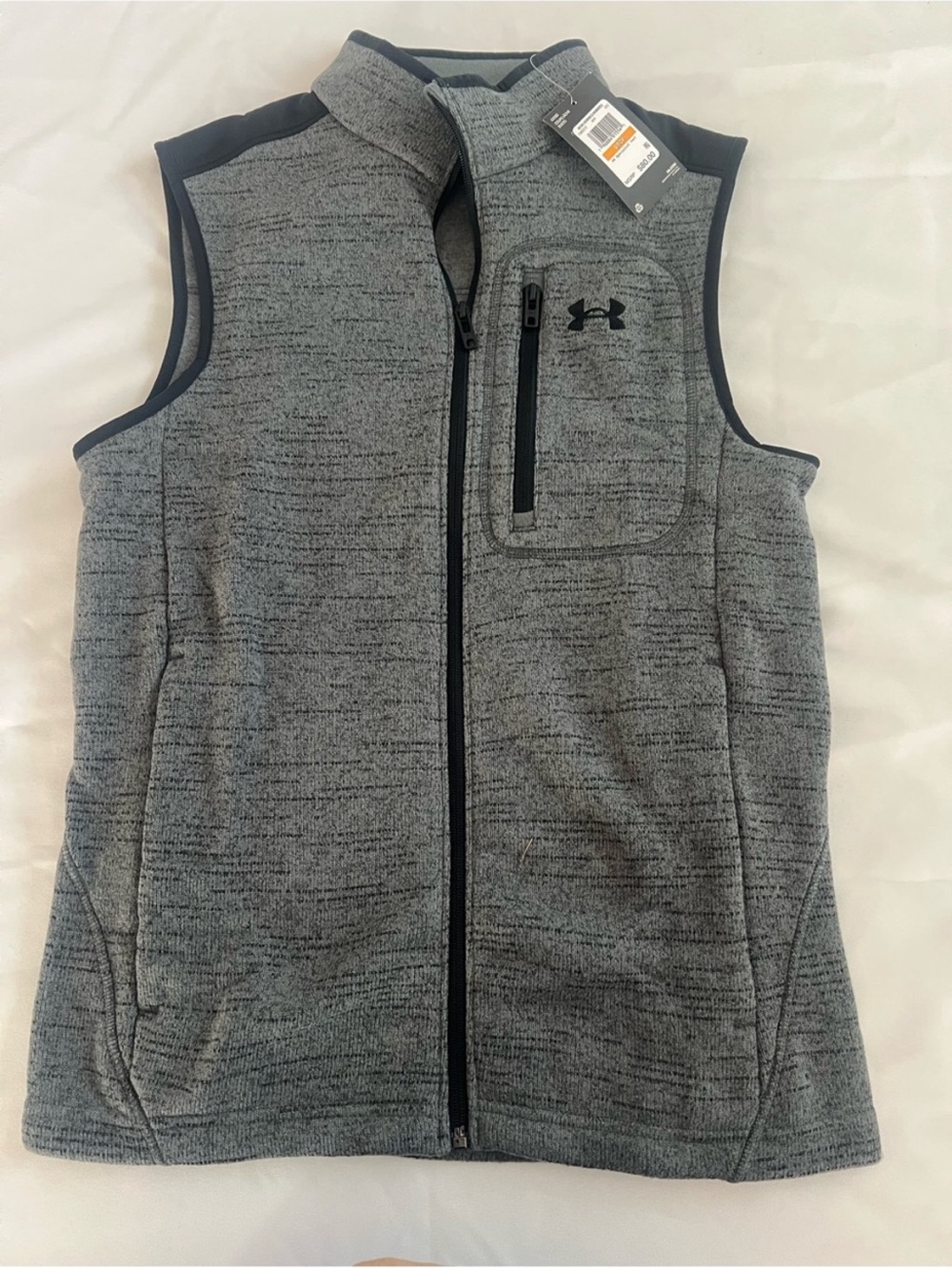 Under Armour Men’s Grey Heather Fleece Vest